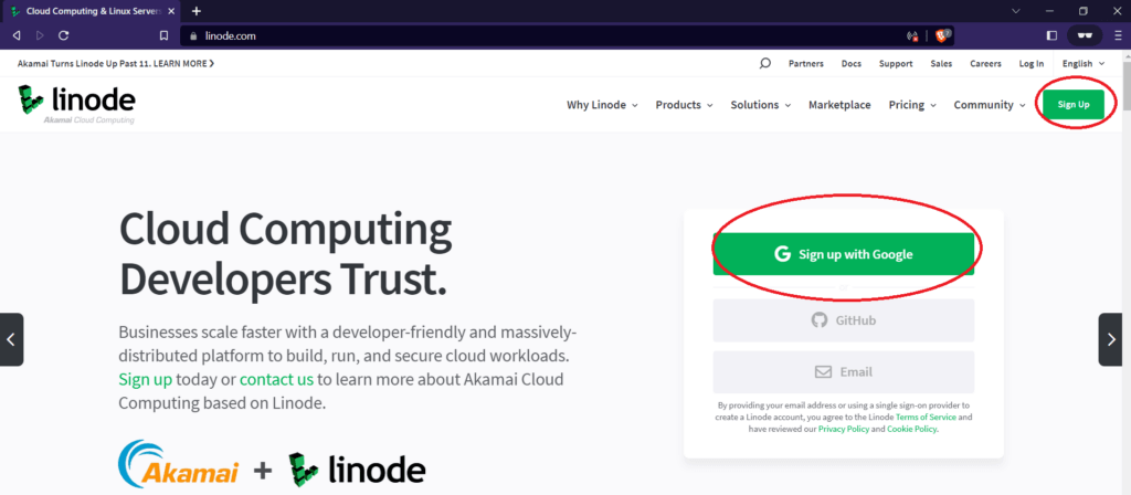 Buy Linode accounts 